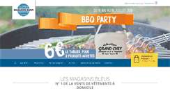 Desktop Screenshot of magasins-bleus.com